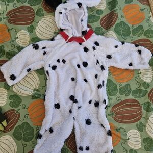 Dalmatian Kids One Piece Costume - White and Black